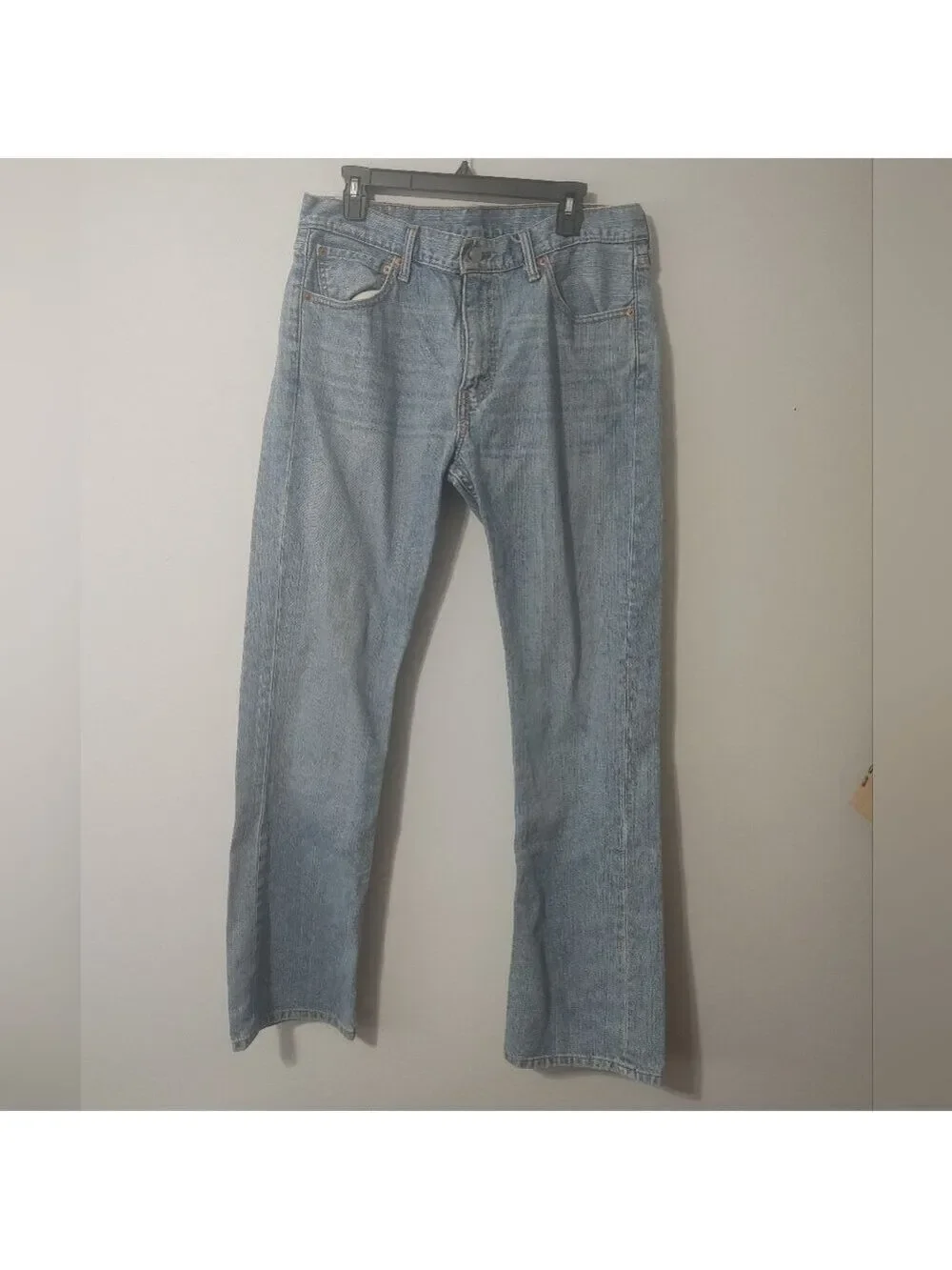 Classic Men's Levi's 527 Bootcut Jeans Waist 36 X 34 Length Light Blue